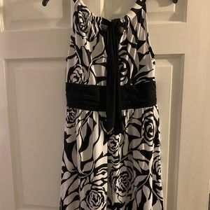 Black and white dress